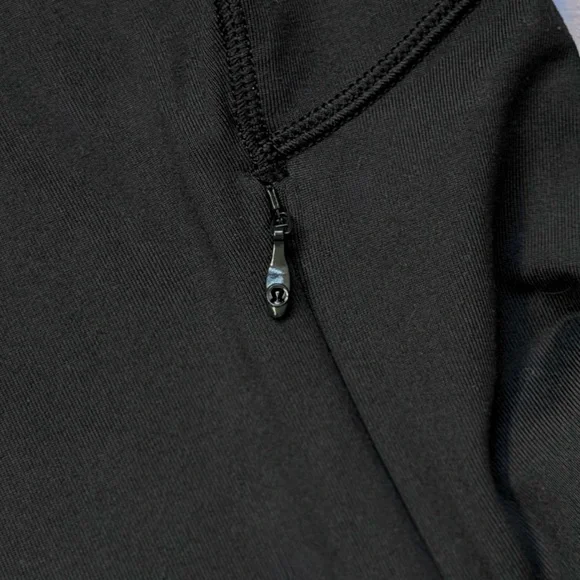 NWT Lululemon It’s Rulu™ Run Cropped Half Zip – Black – Size 8